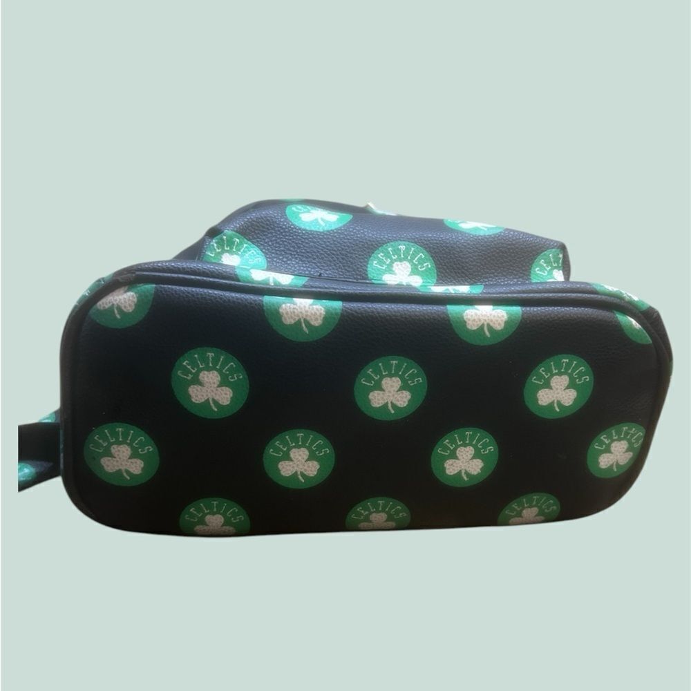 Black And Green Patterned Backpack - image 4